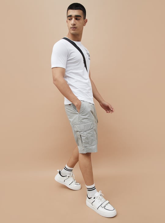 Jack&Jordan best LIGHT GHREY denim lycra men cargo shorts