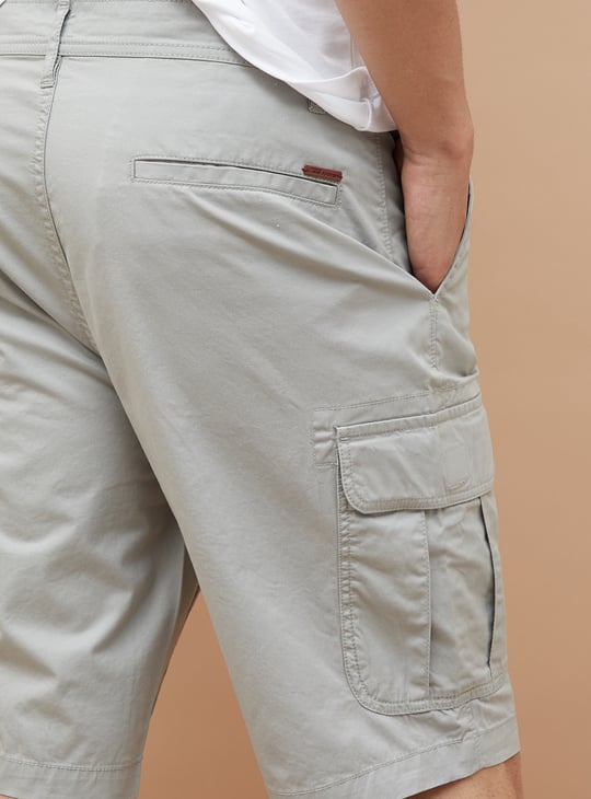 Jack&Jordan best LIGHT GHREY denim lycra men cargo shorts