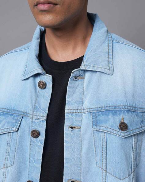 Jack&Jordan Light blue Denim jacket for men