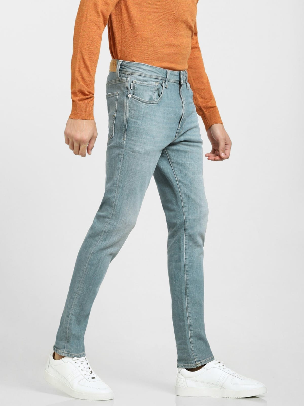 J&J light sky faded men jeans