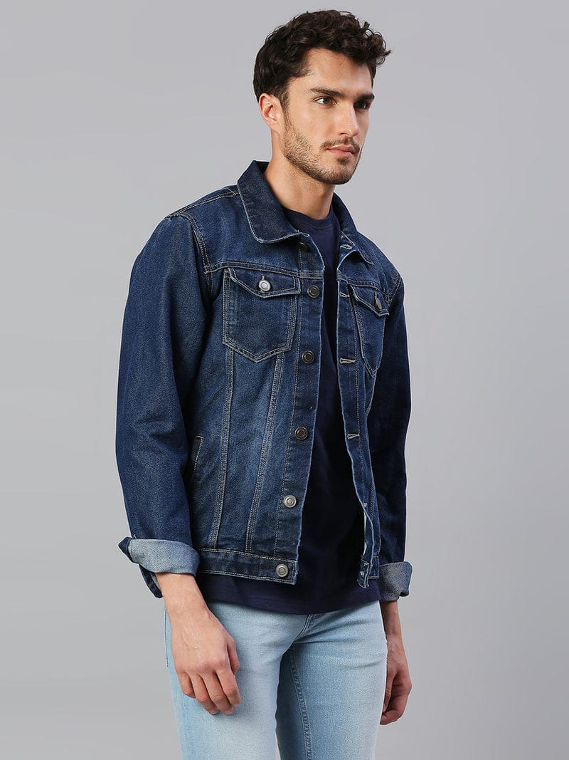 Jack&Jordan Dark blue Denim jacket for men