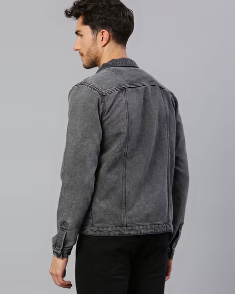 Jack&Jordan Black Denim jacket for men