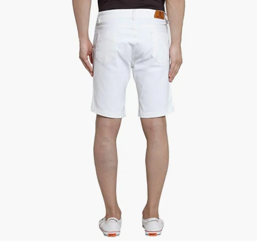 Jack&Jordan white color men denim cargo and white shorts COMBO SET