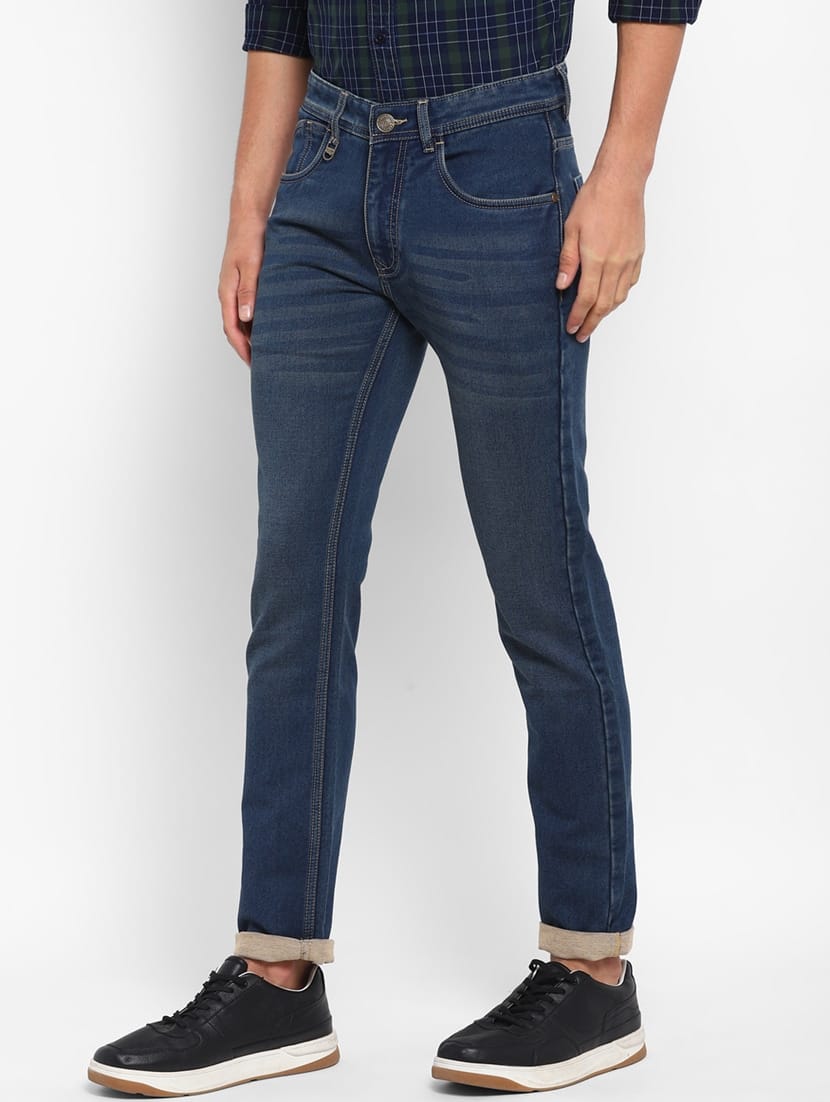 Jack&Jordan best fabric indigo color men jeans