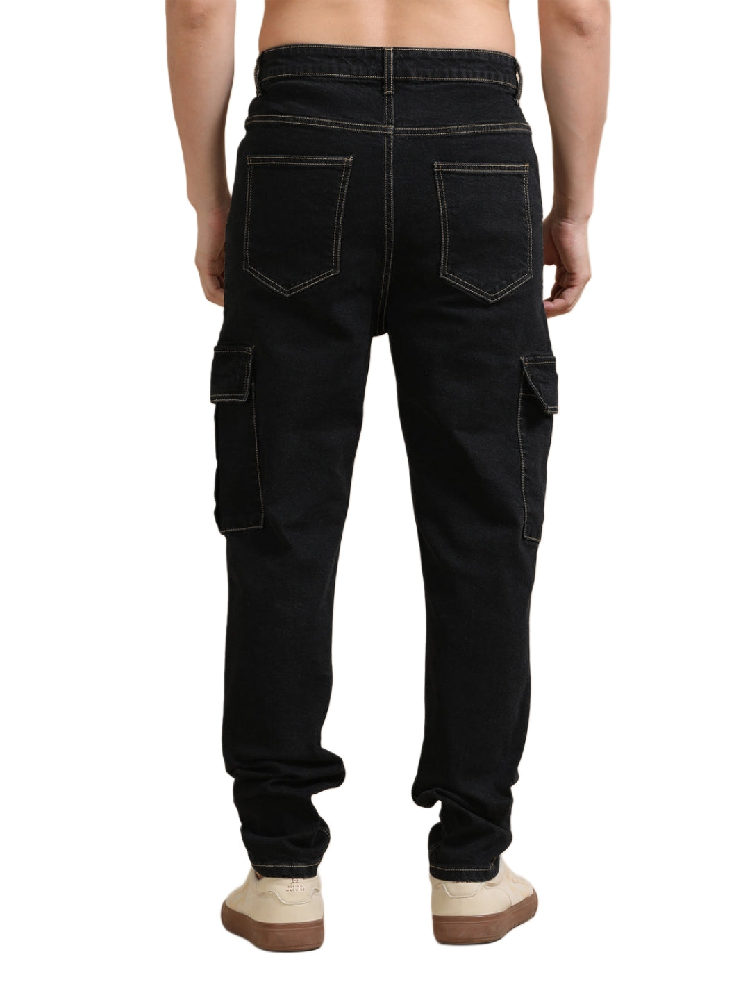 Jack&Jordan best quality ultra Black ( BUY 1 GET 1 FREE SET OF 2 ) men cargo