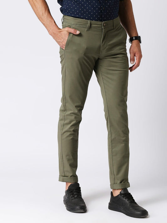 Jack&Jordan best olive green trouser for men