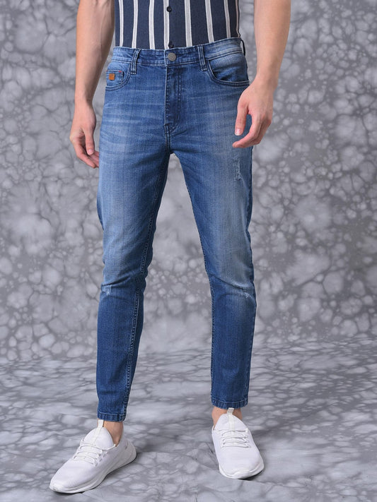 J&J dark blue jeans for men