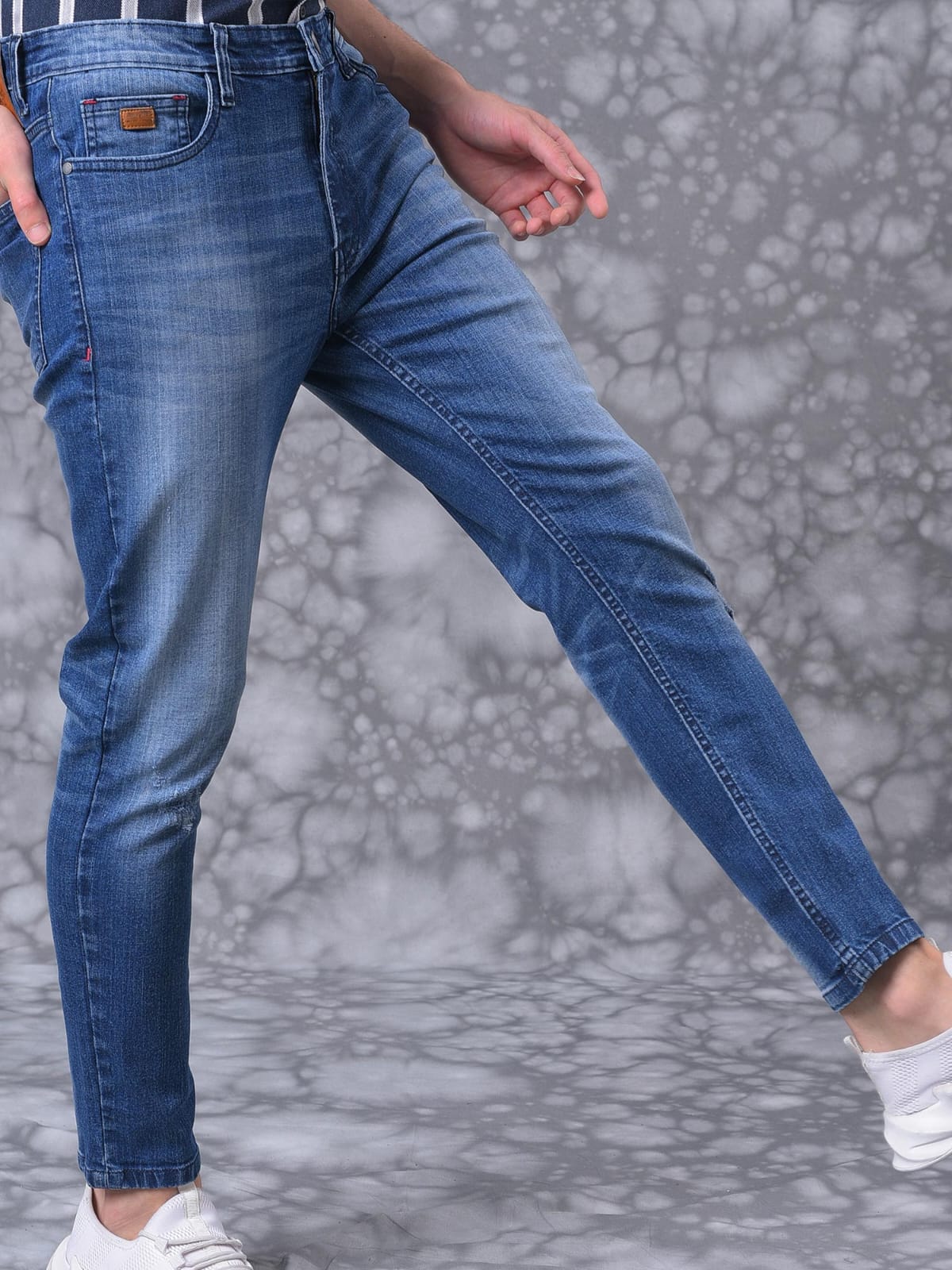 J&J dark blue jeans for men