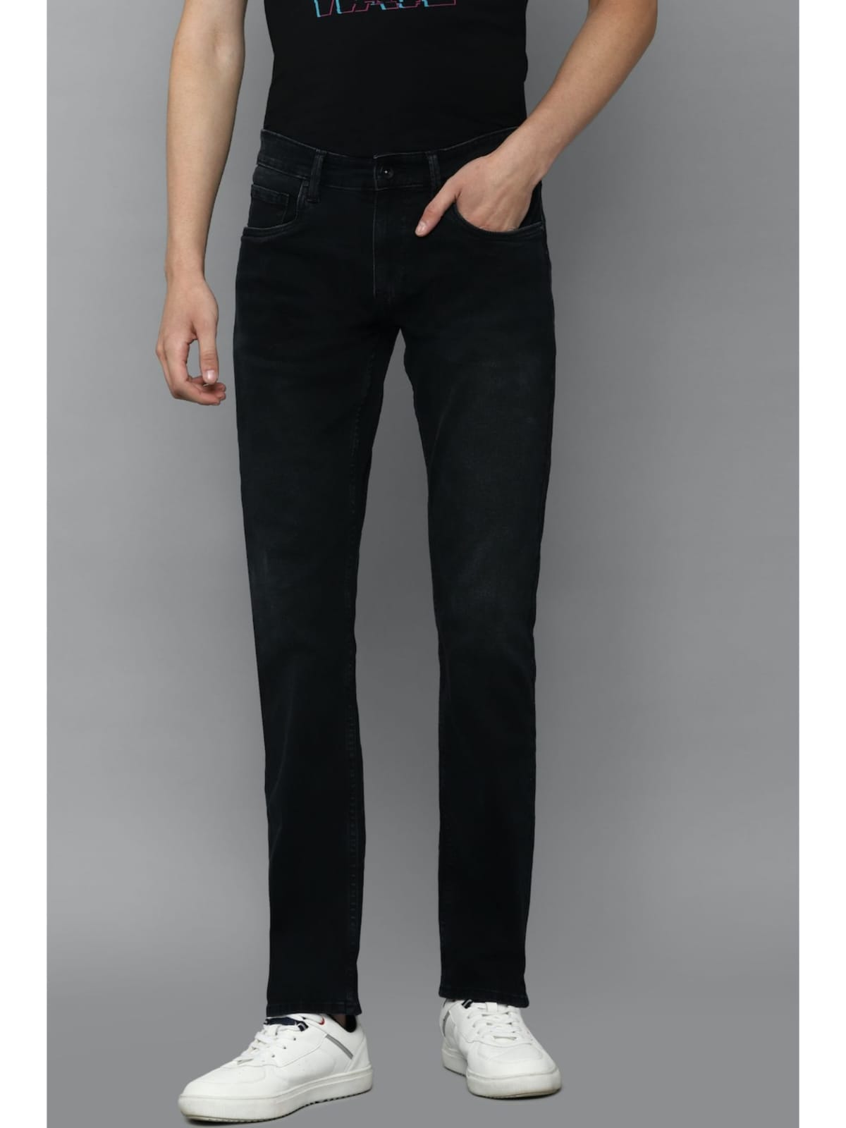 J&J Black jeans for men