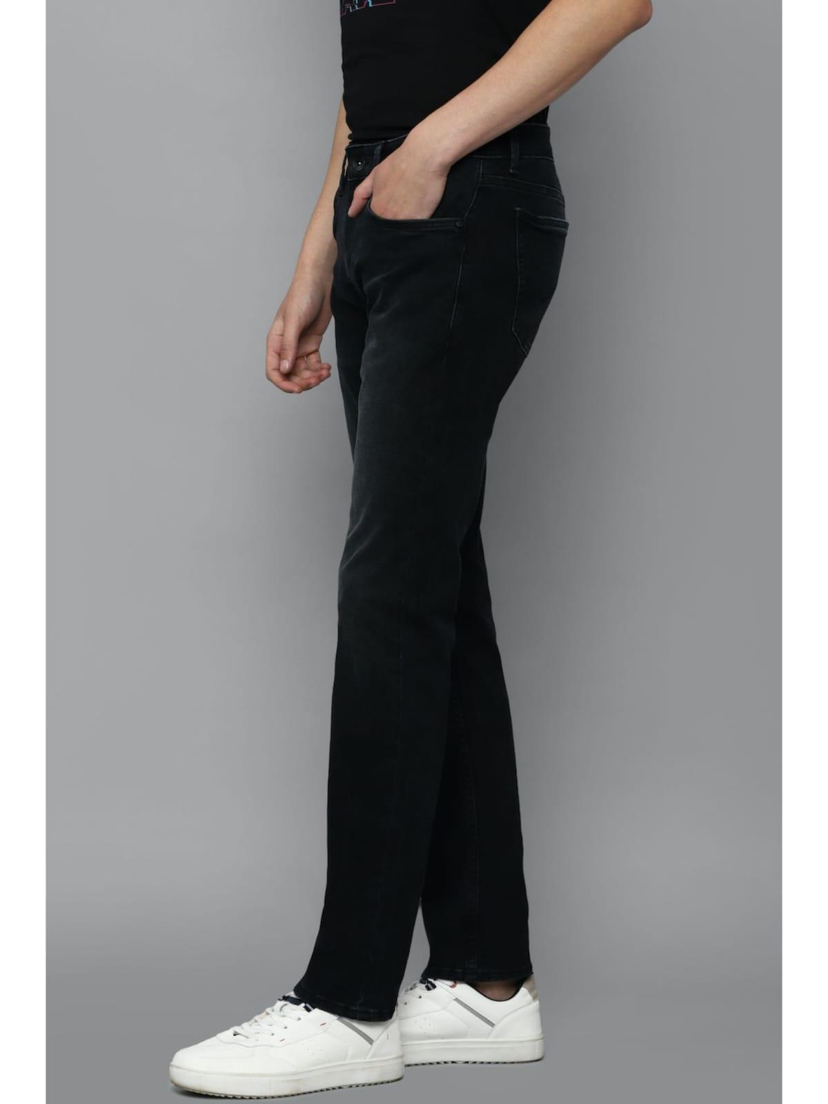J&J Black jeans for men