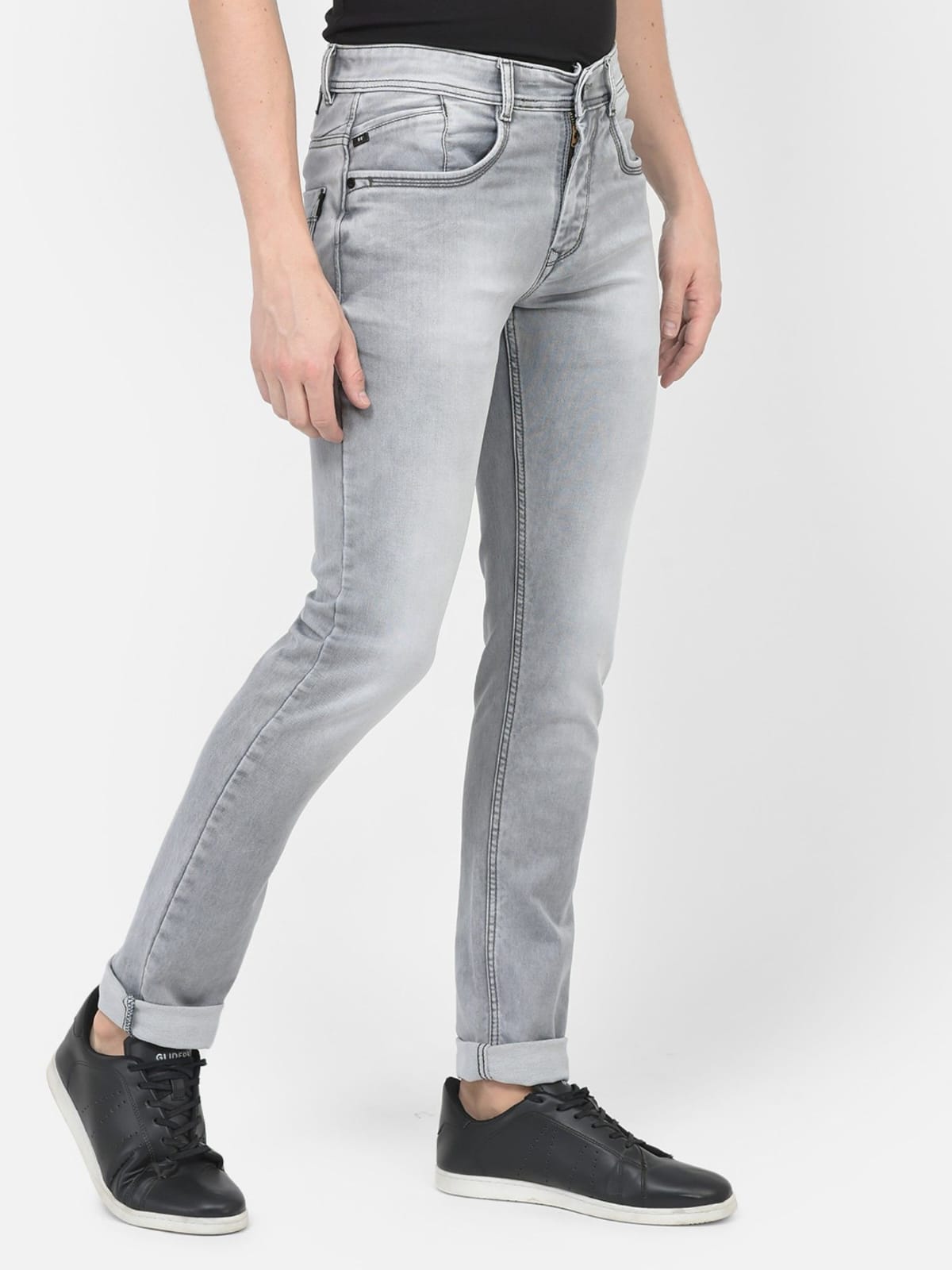 J&J Light Grey jeans for men