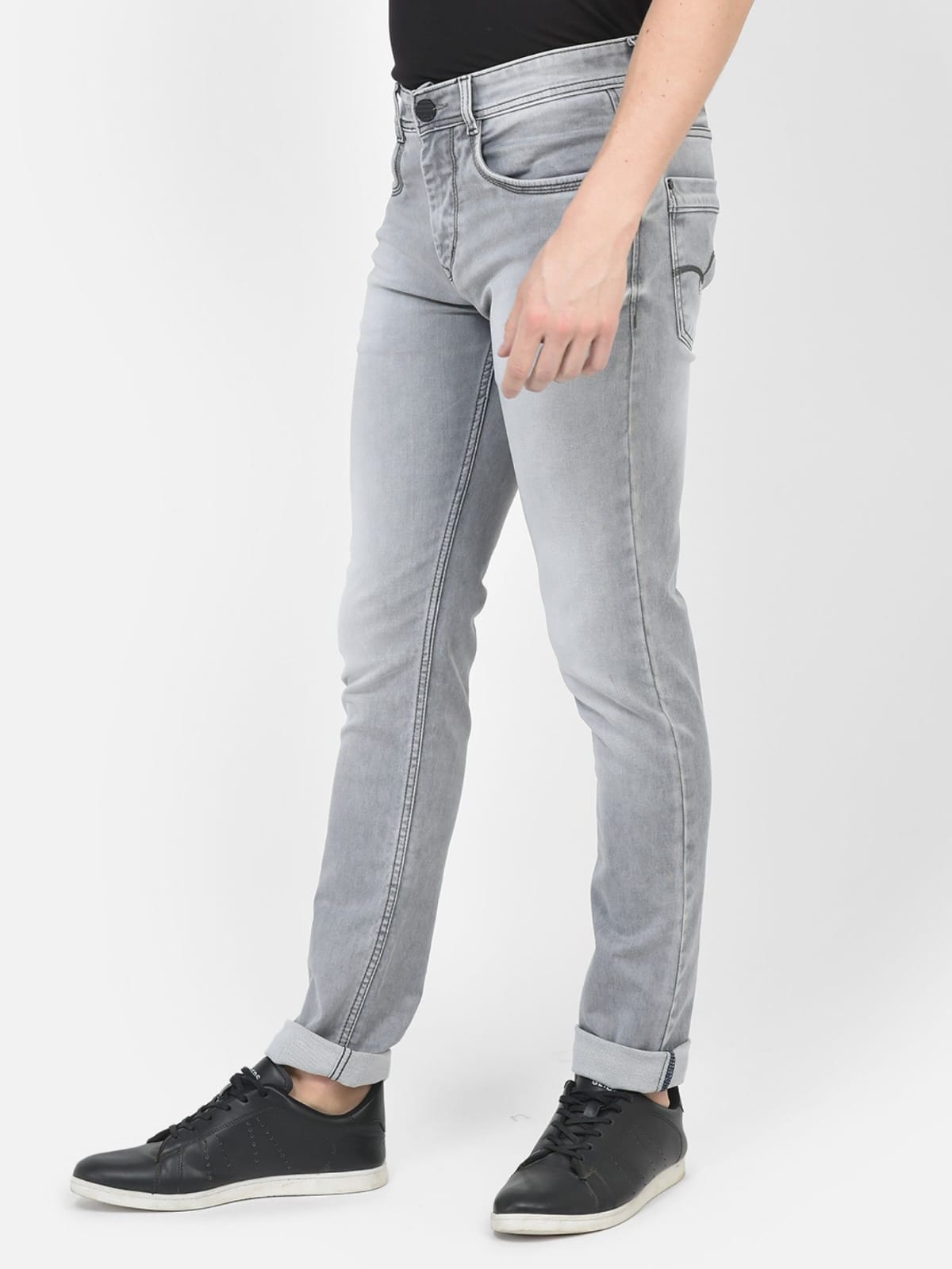 J&J Light Grey jeans for men