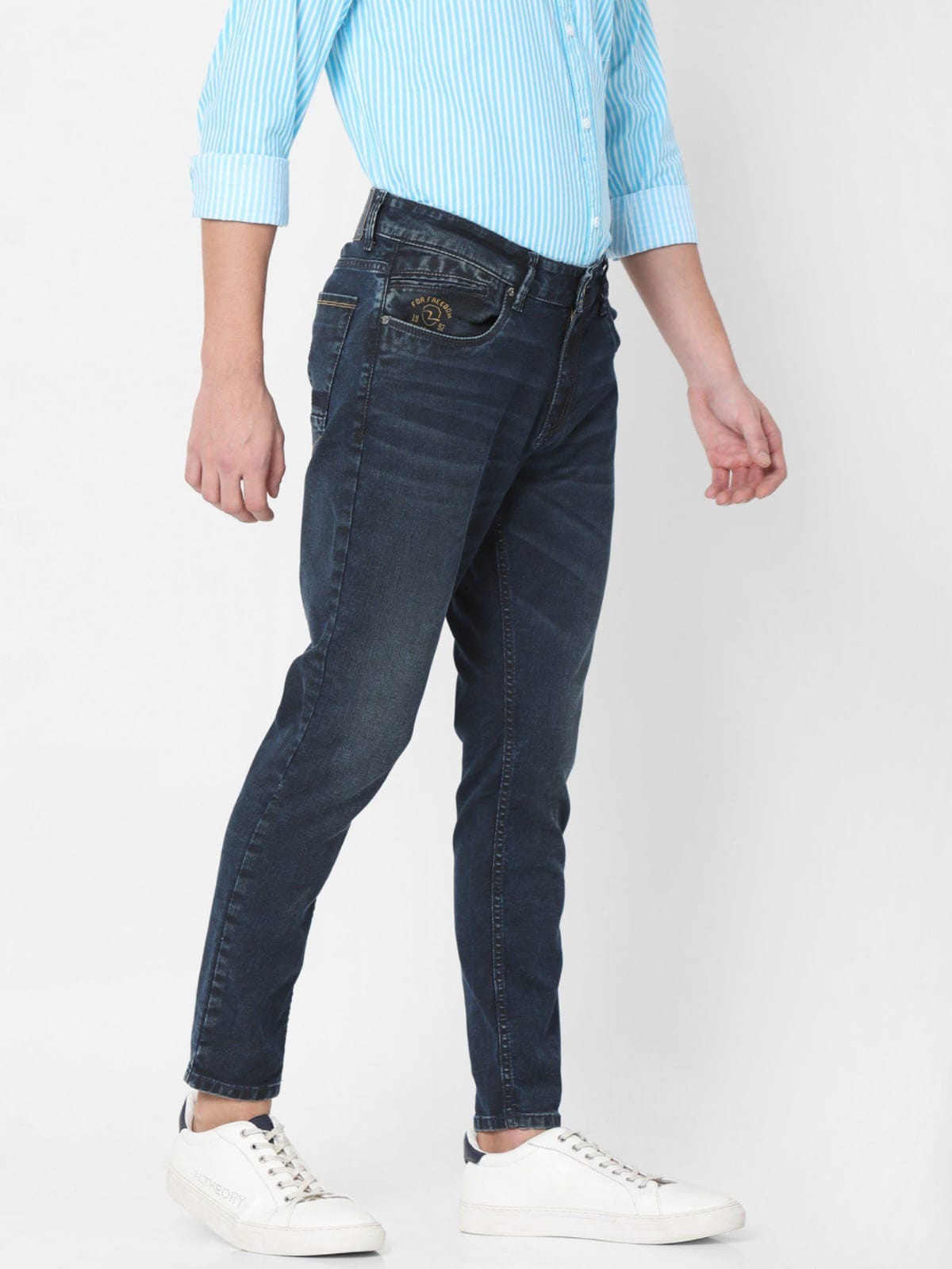 J&J Dark blue men jeans