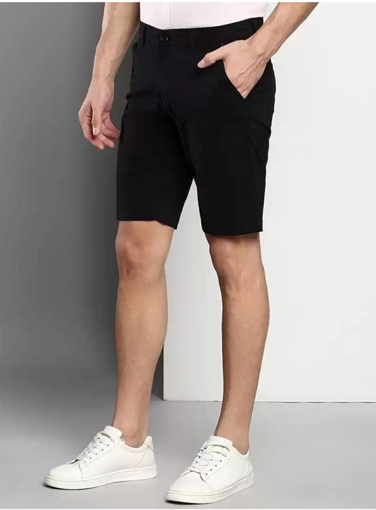 Jack&Jordan fully stretchable black men shorts