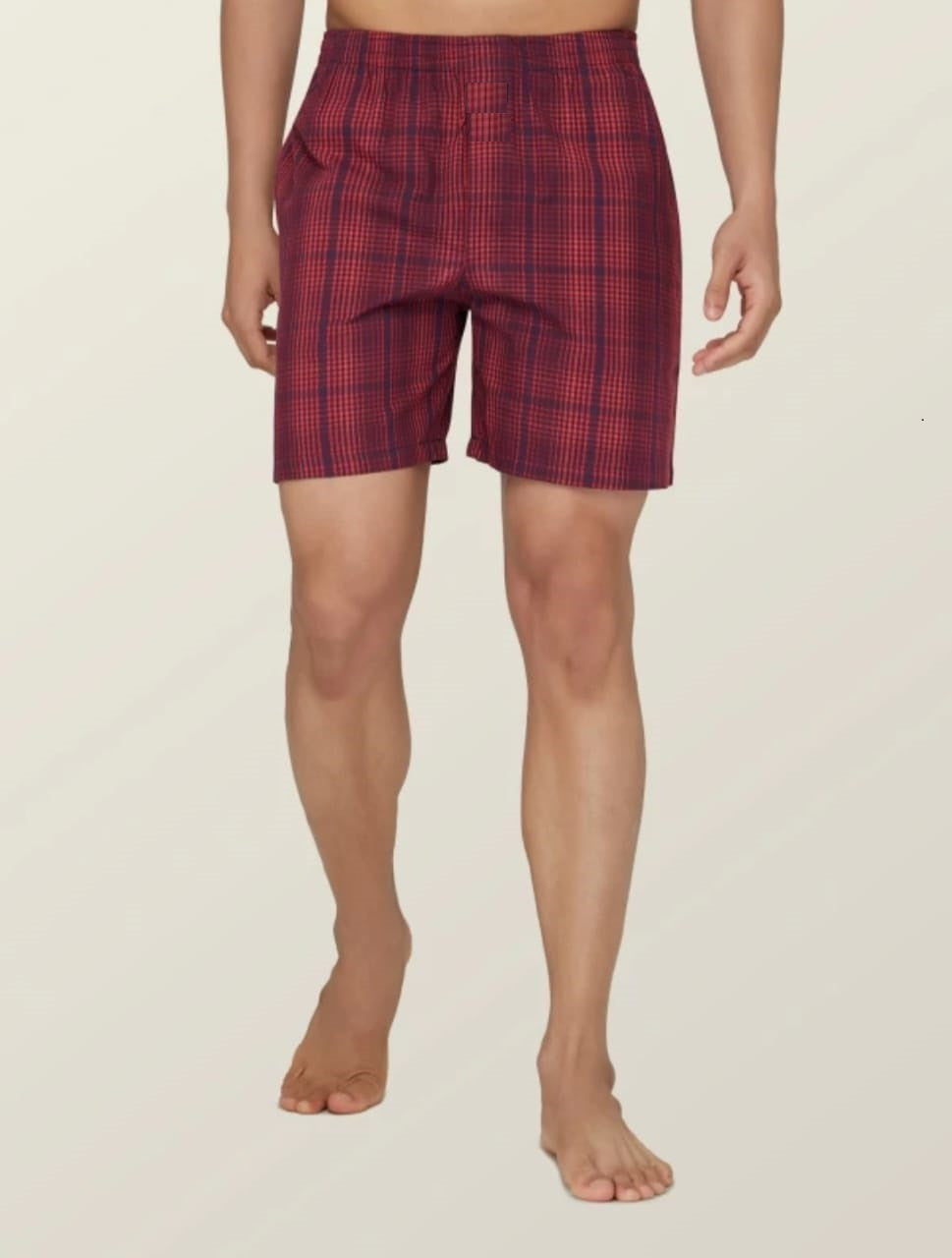 Jack&Jordan red check men cotton boxer