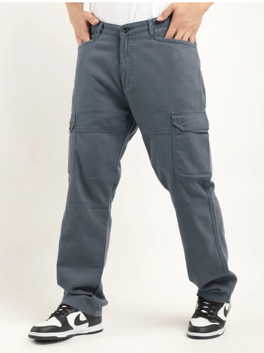 Jack&Jordan 6 pocket  authentic fabric men grey  cargo