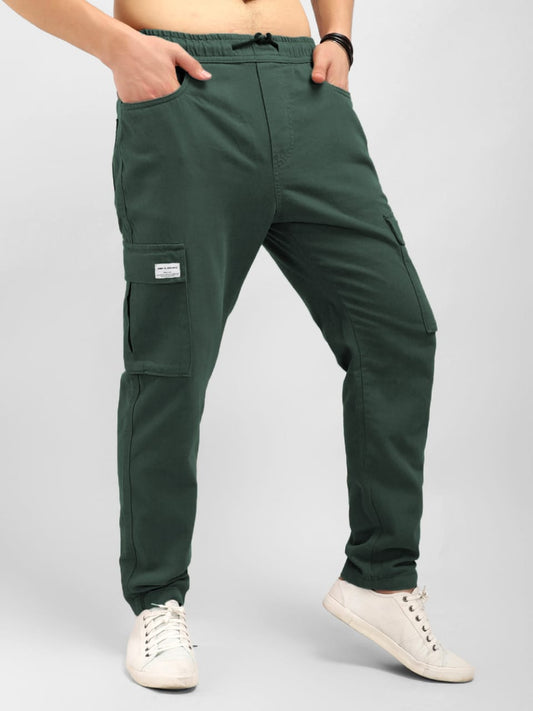 Jack&Jordan Best Quality Green color Men Denim Cargo