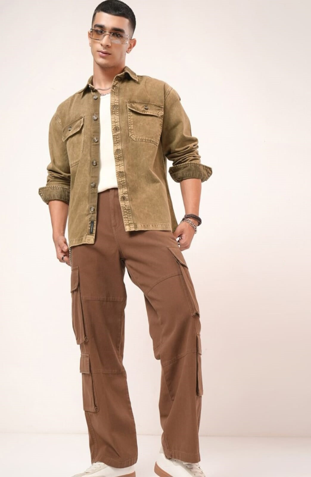 Jack&Jordan best mustard color denim shirt