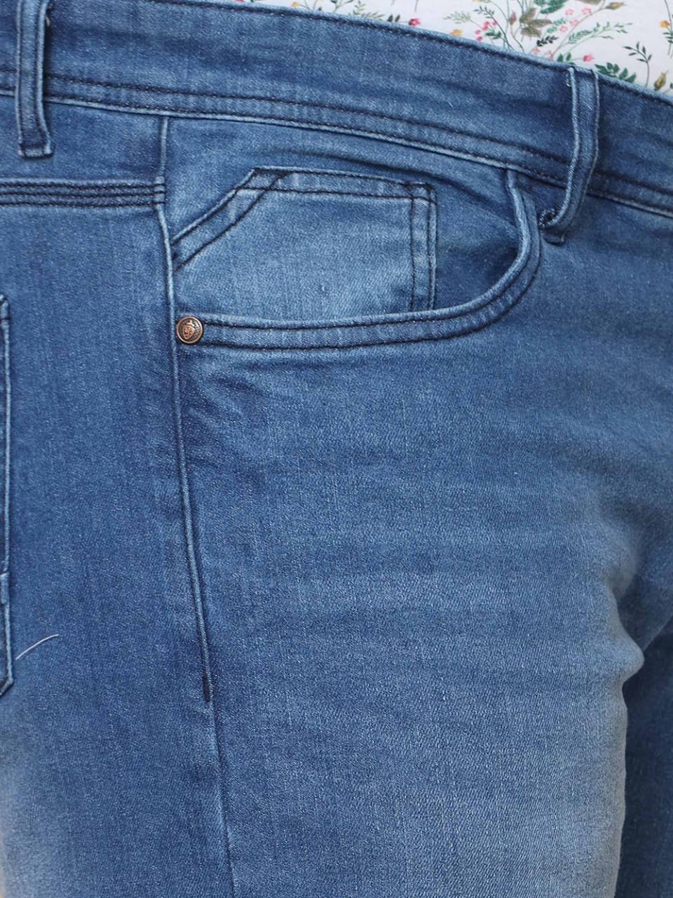 Jack&Jordan Light blue plus size men denim