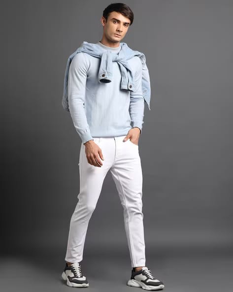 Jack&Jordan best denim white men jeans