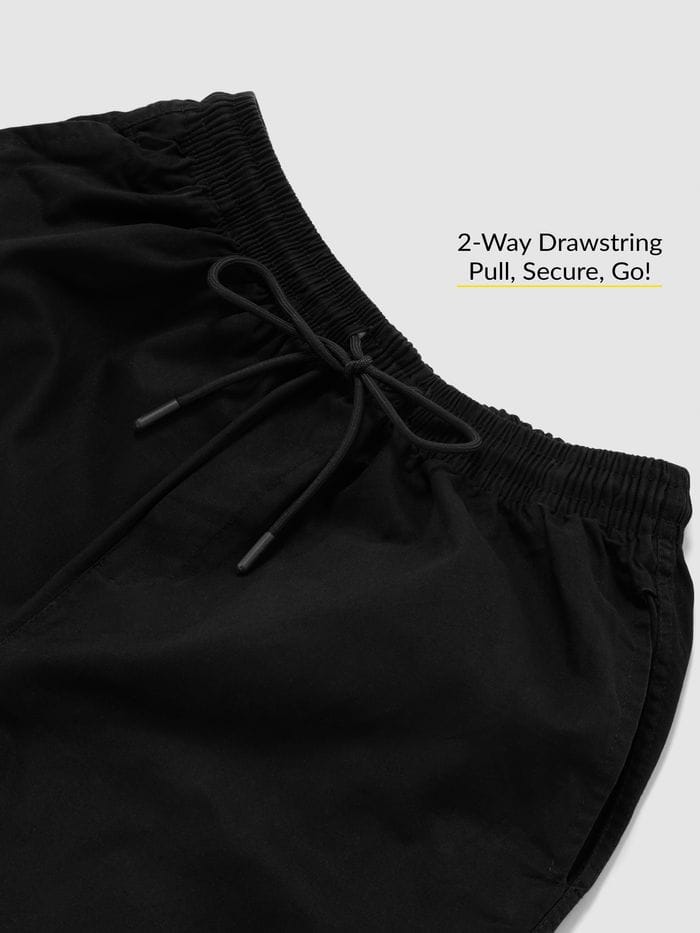 Jack&Jordan Best quality black color elastic men jogger