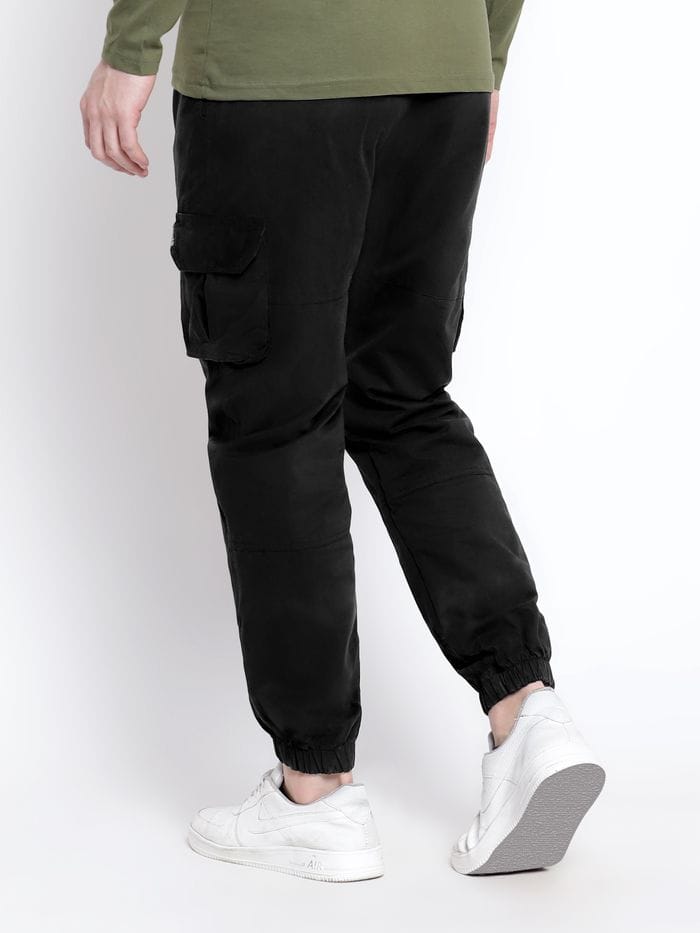 Jack&Jordan Best quality black color elastic men jogger
