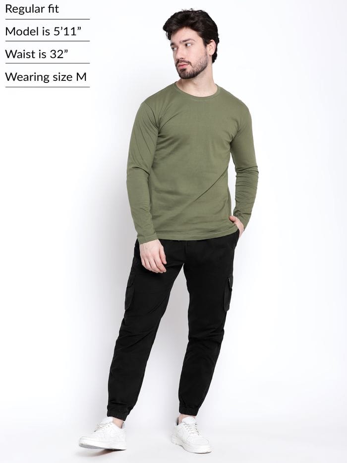 Jack&Jordan Best quality black color elastic men jogger