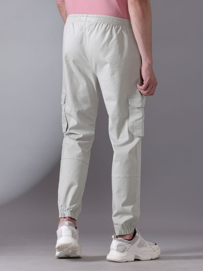 Jack&Jordan Best cotton denim fabric off white men jogger