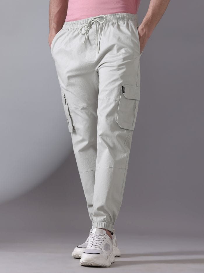 Jack&Jordan Best cotton denim fabric off white men jogger