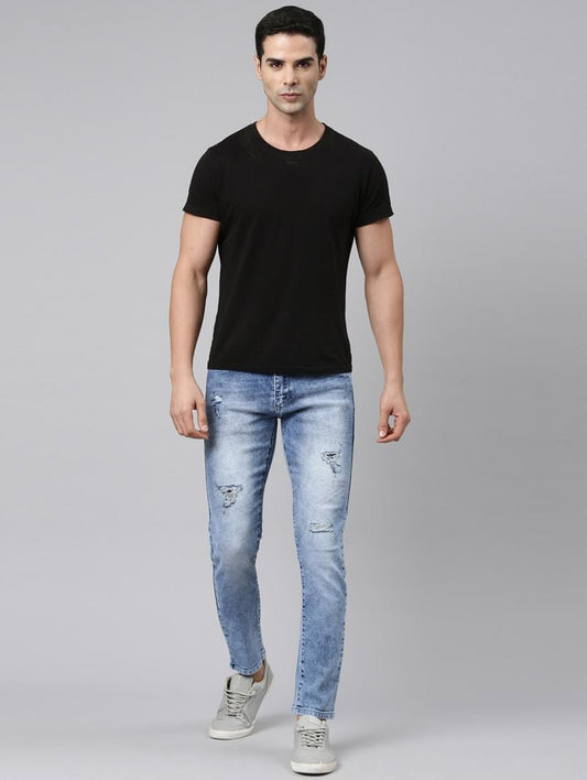Jack&Jordan super light denim light lycra damage men jeans