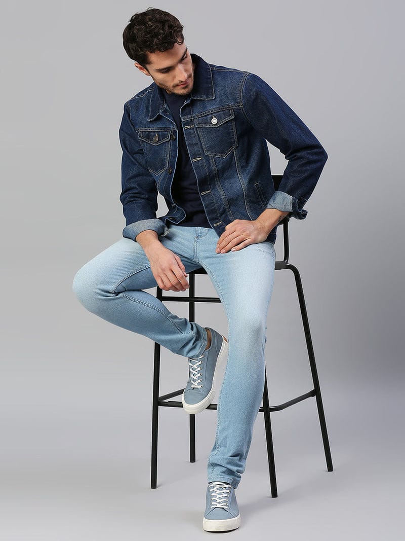 Jack&Jordan Dark blue Denim jacket for men