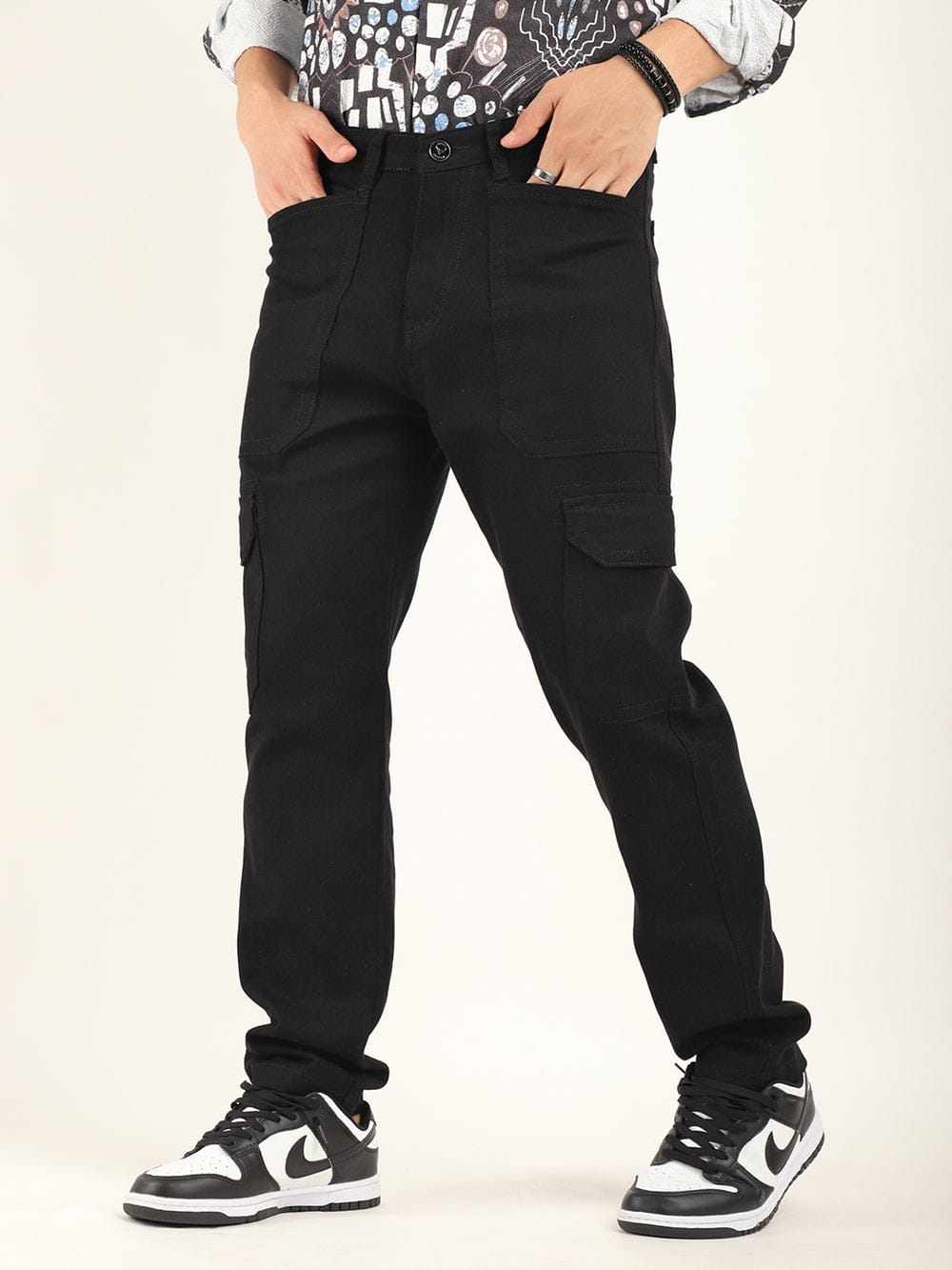Jack&Jordan best quality Z- Black ( BUY 1 GET 1 FREE ) men cargo .