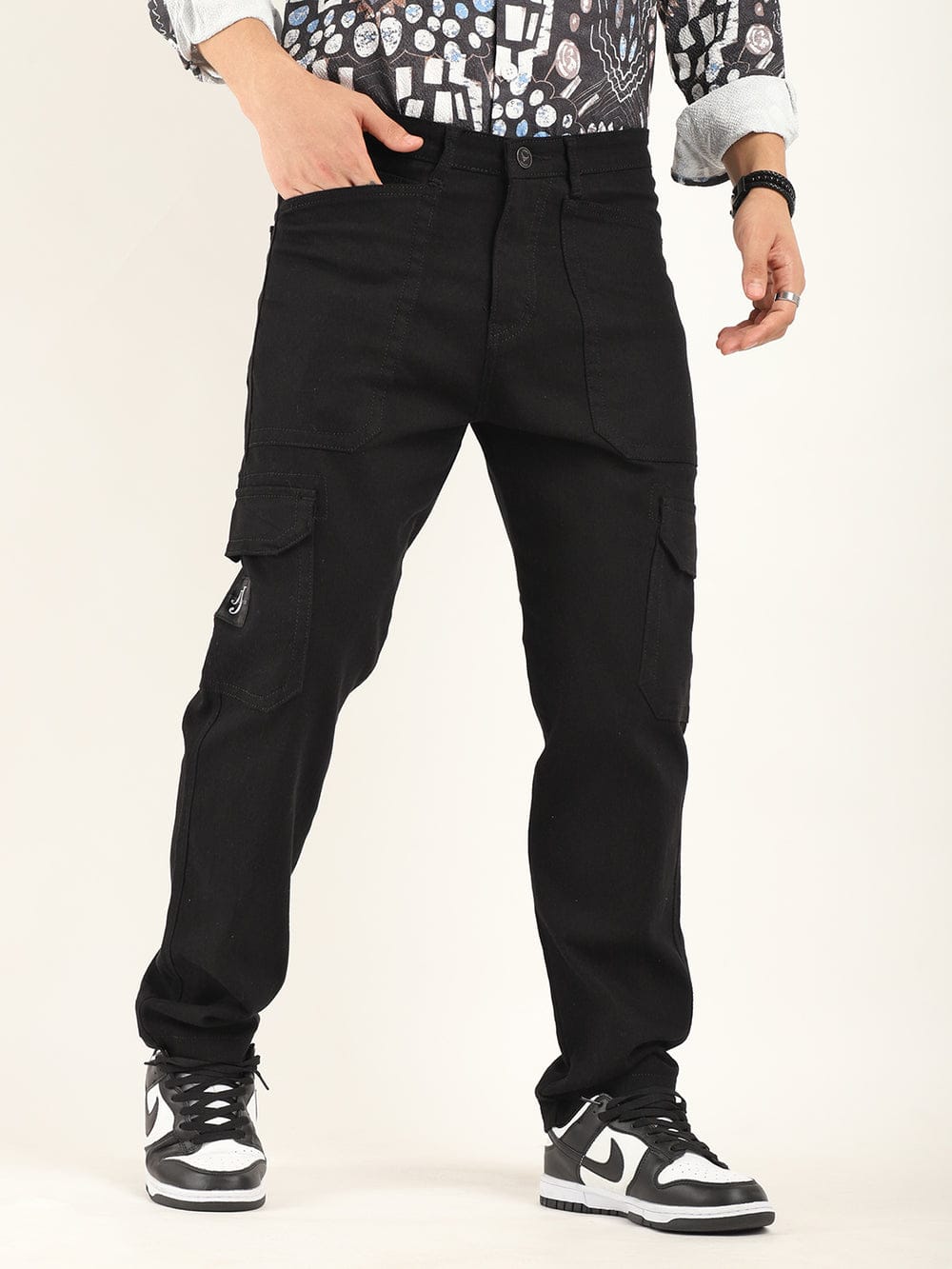 Jack&Jordan best quality Z- Black ( BUY 1 GET 1 FREE ) men cargo .