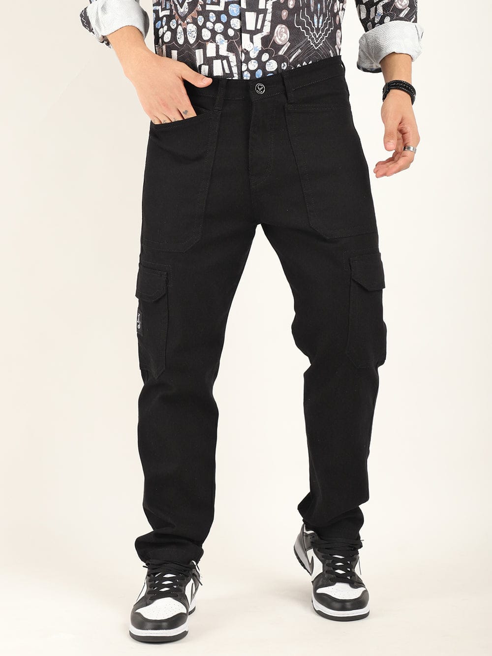 Jack&Jordan best quality Z- Black ( BUY 1 GET 1 FREE ) men cargo .
