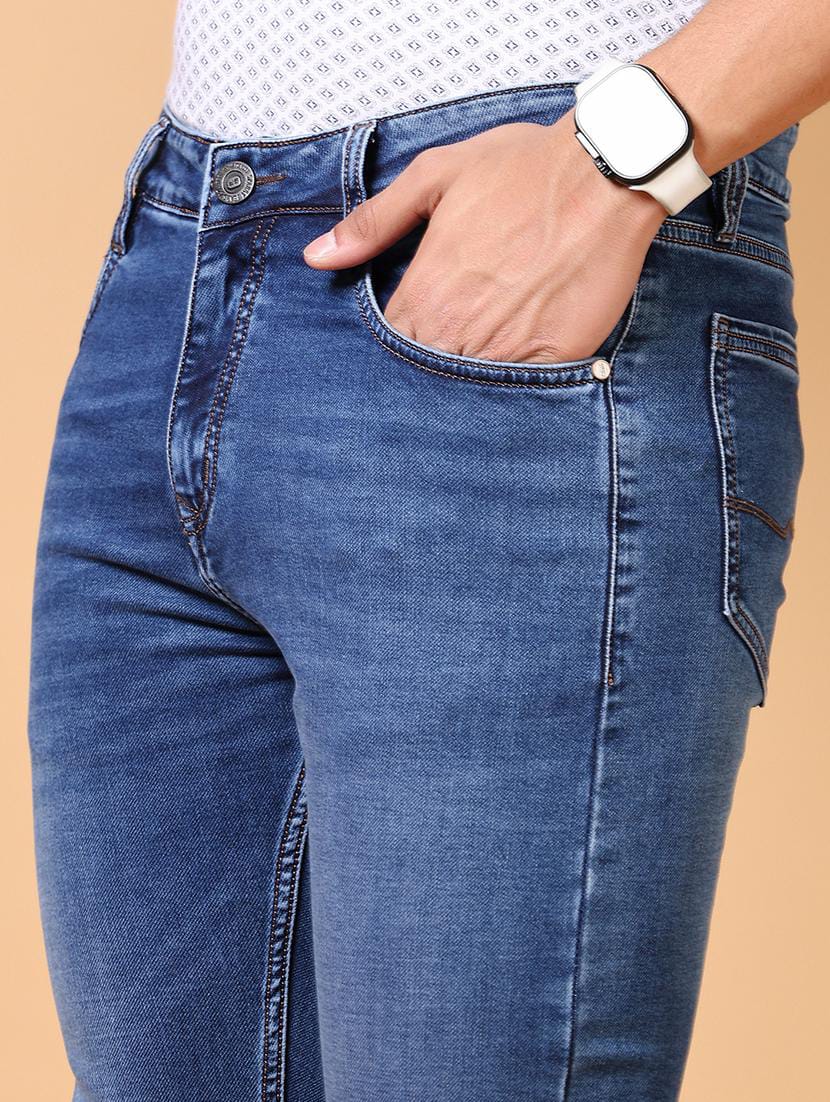 Jack&Jordan blue stretchable denim jeans for men