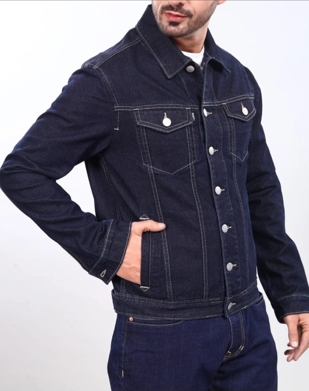 Jack&Jordan Dark blue Denim jacket for men by.