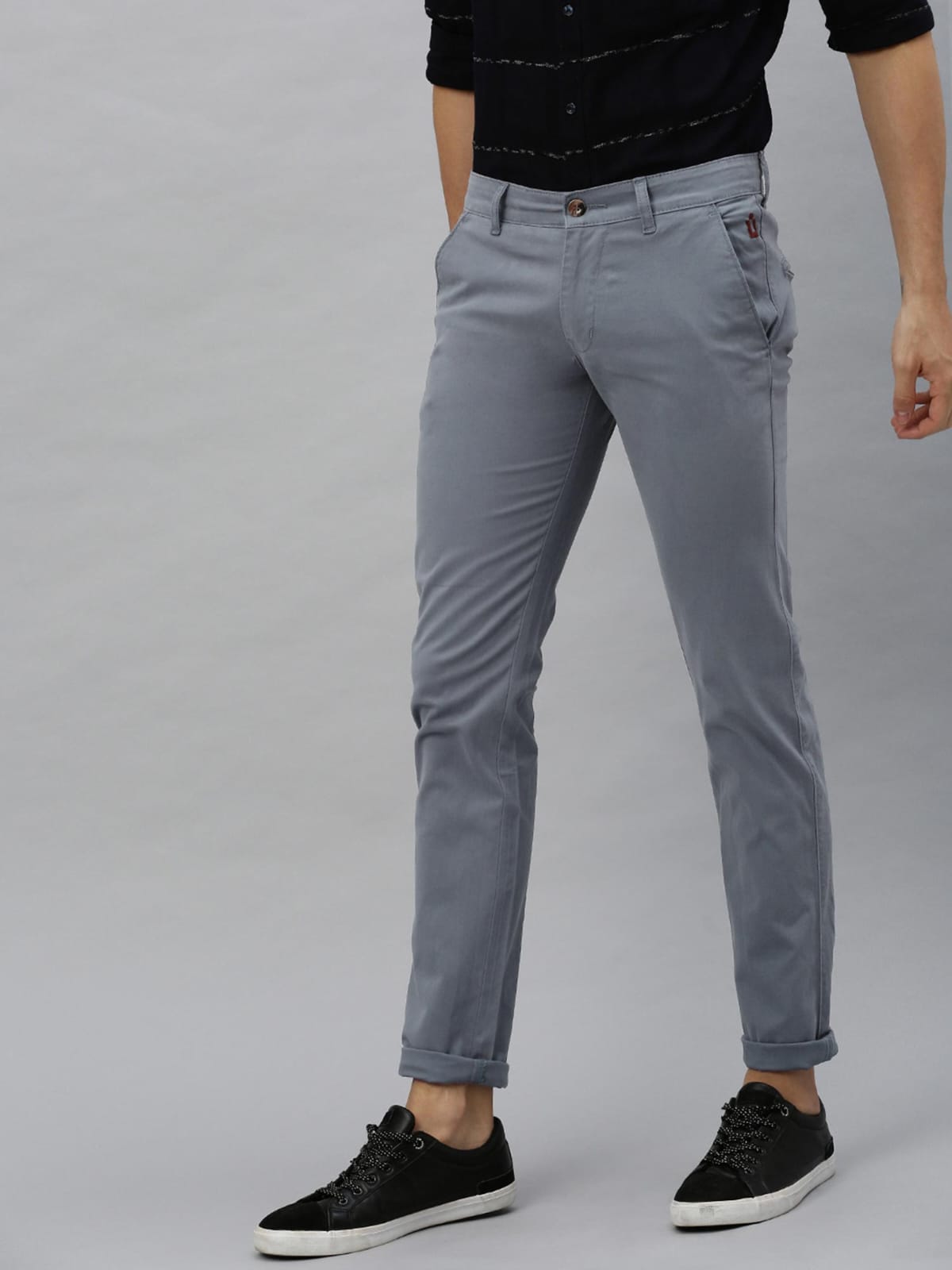 Jack&Jordan best color stretchable grey trouser