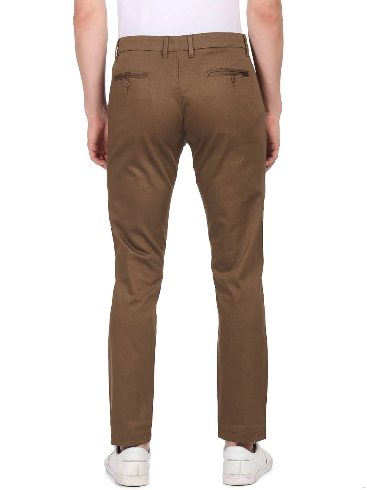 Jack&Jordan Dark brown stretchable men trouser