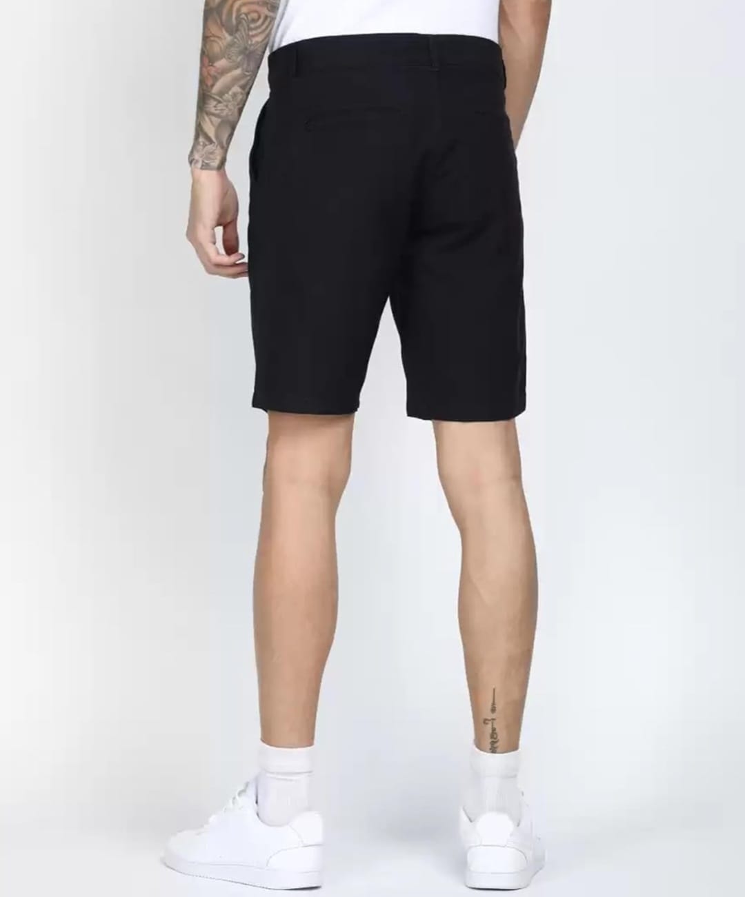 Jack&Jordan fully stretchable black men shorts