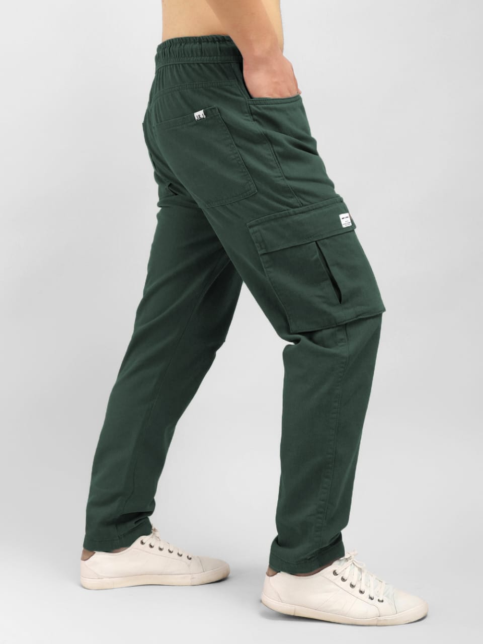 Jack&Jordan Best Quality Green color Men Denim Cargo