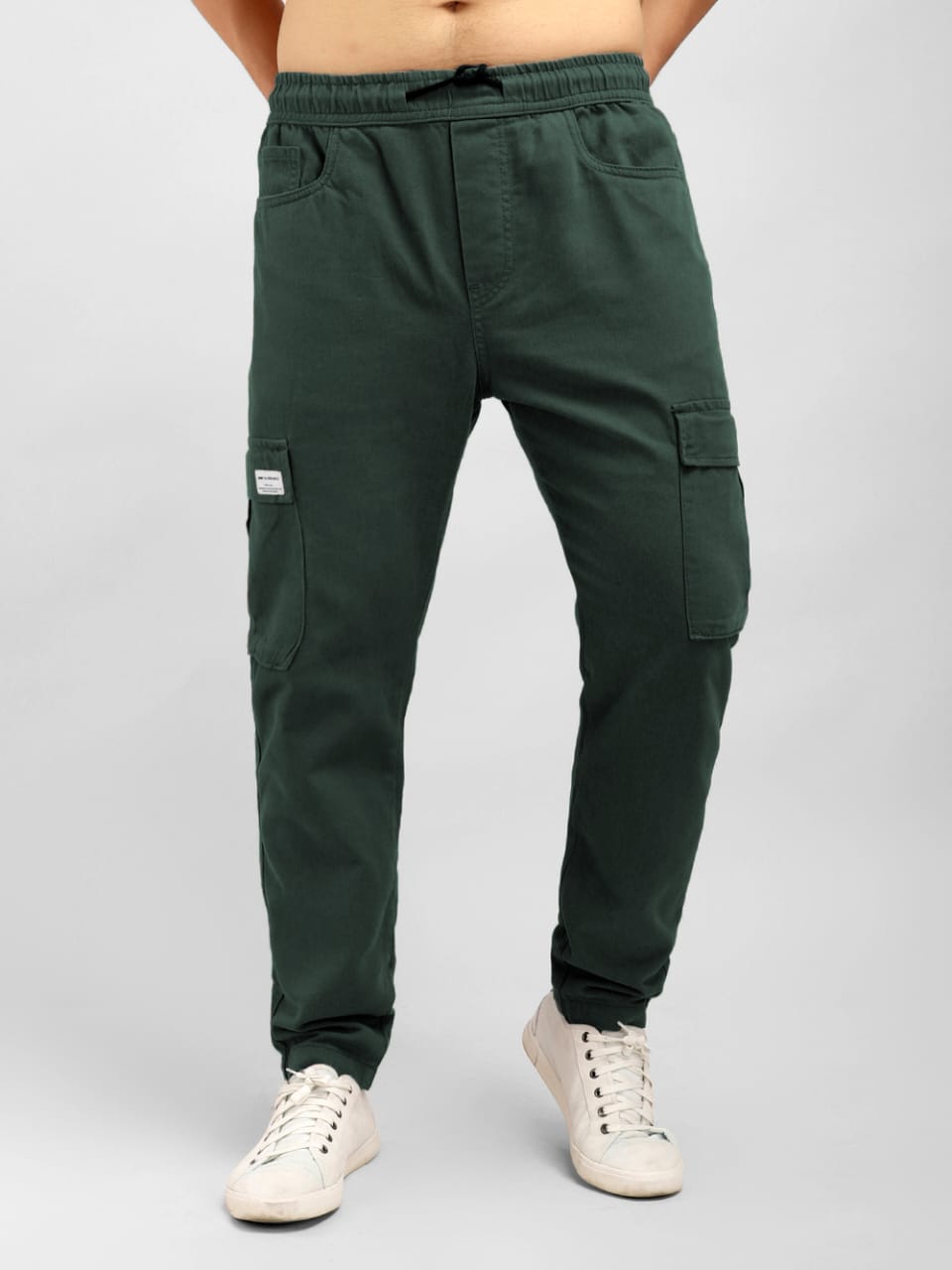 Jack&Jordan Best Quality Green color Men Denim Cargo