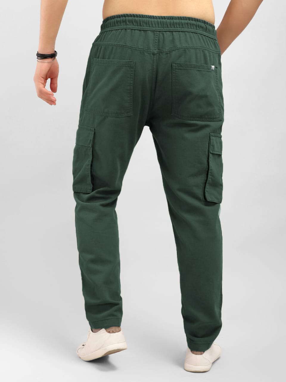 Jack&Jordan Best Quality Green color Men Denim Cargo