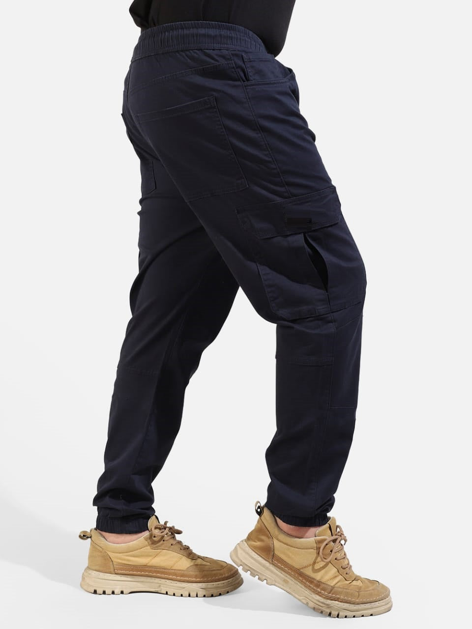Jack&Jordan men Navy Blue 6 pocket cargo