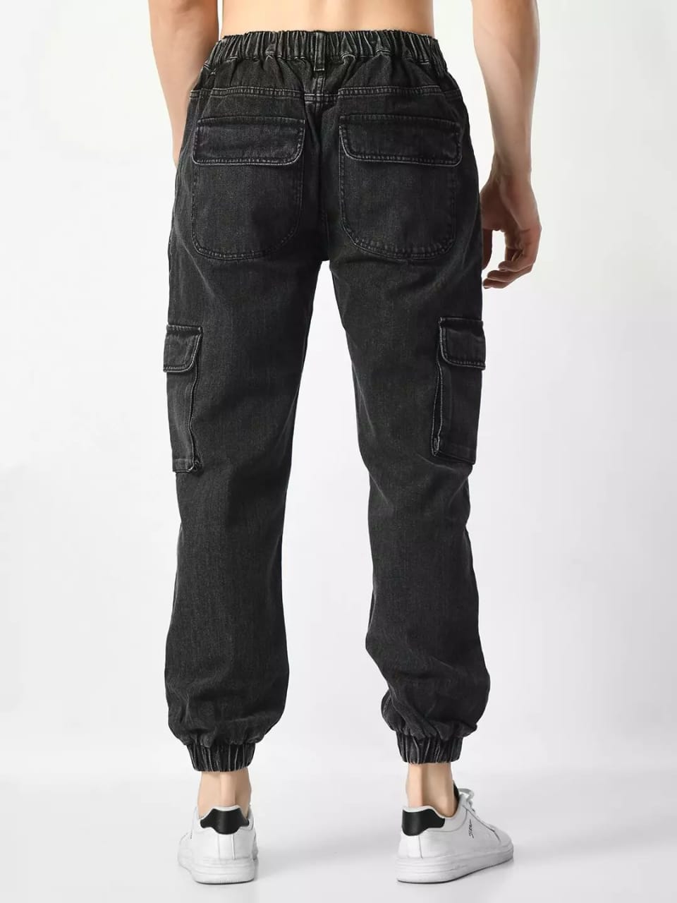 Jack&Jordan z-black men stretchable jogger