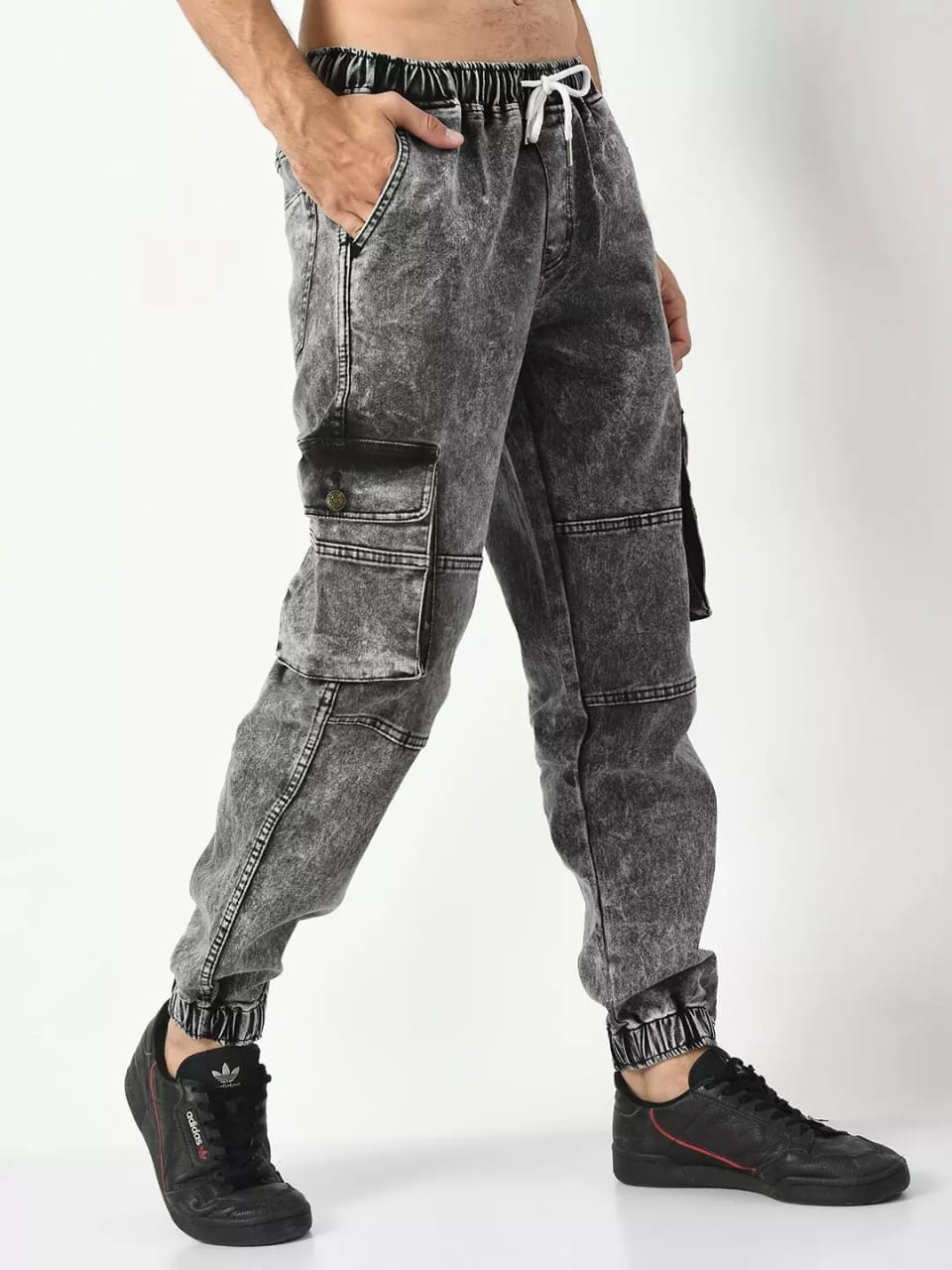 Jack& Jordan black pixel color men jogger