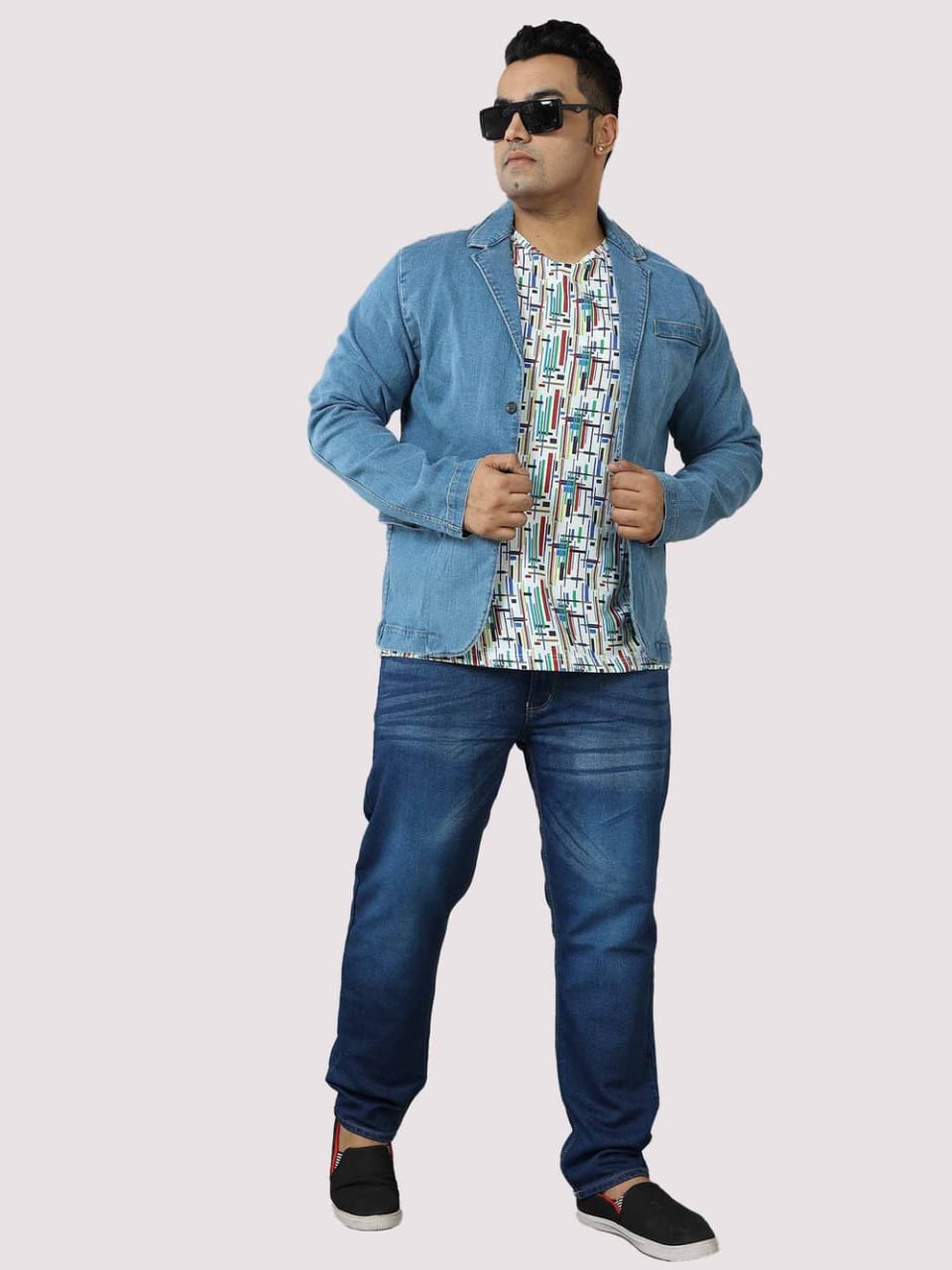 Jack&Jordan dark blue plus size men  jeans