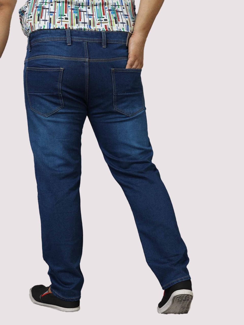 Jack&Jordan dark blue plus size men  jeans