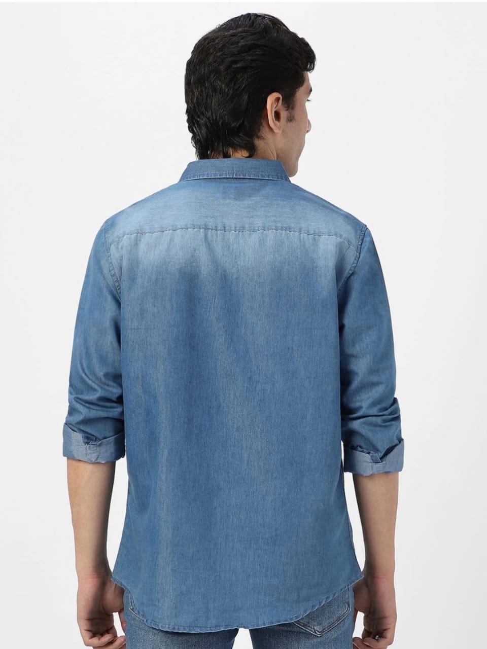 Jack&Jordan men light blue denim shirt