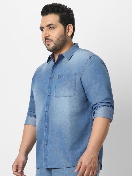 Jack&Jordan light blue men denim shirts.