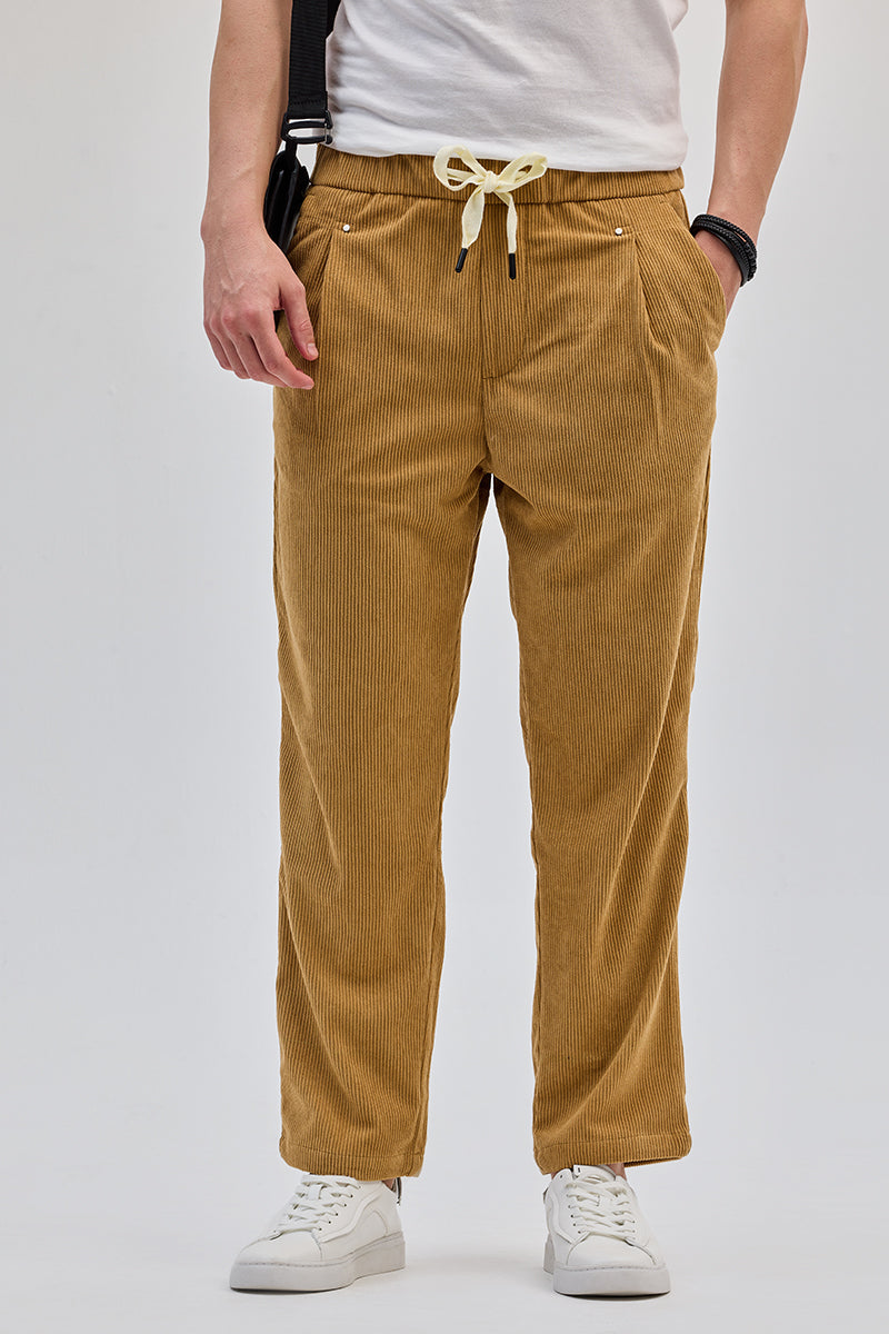 Jack&Jordan best mustard color men stylish trouser